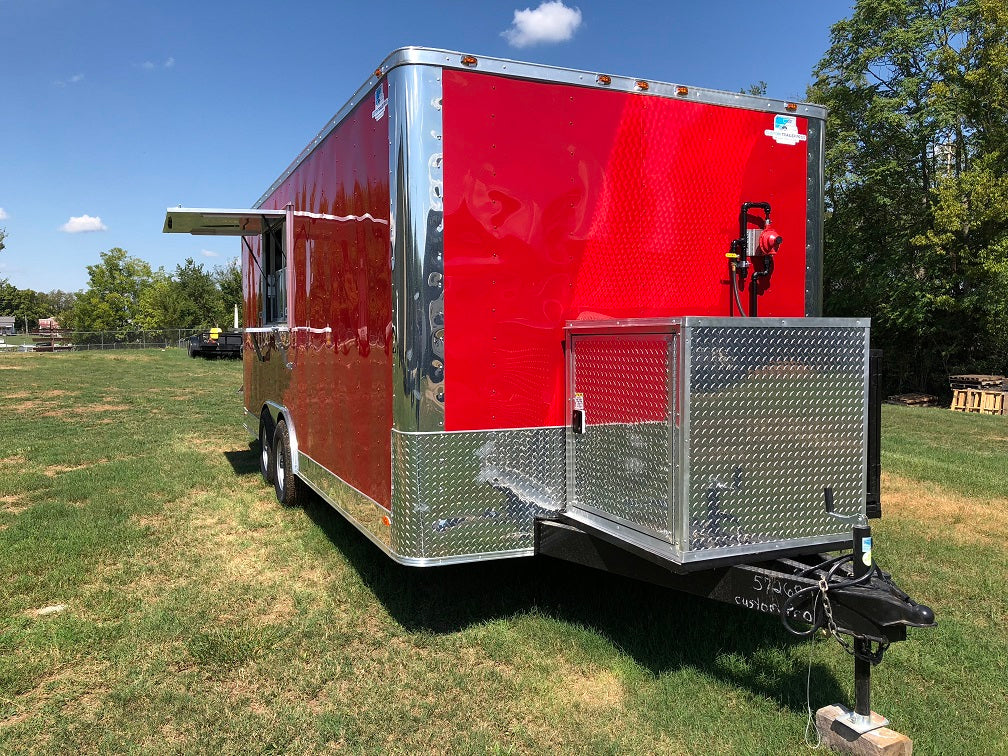 8.5x20 Equipped Food Trailer