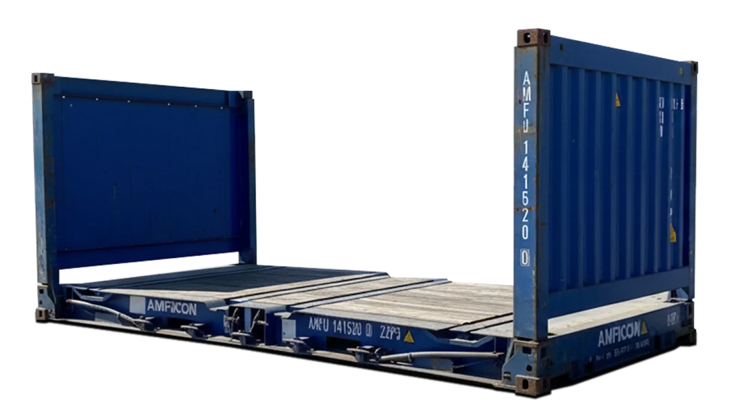 20ft Used Flat Rack Container
