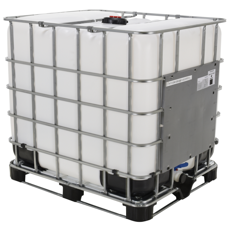 Vestil High Density Polyethylene Intermediate Bulk Container 275 Gallon Capacity White