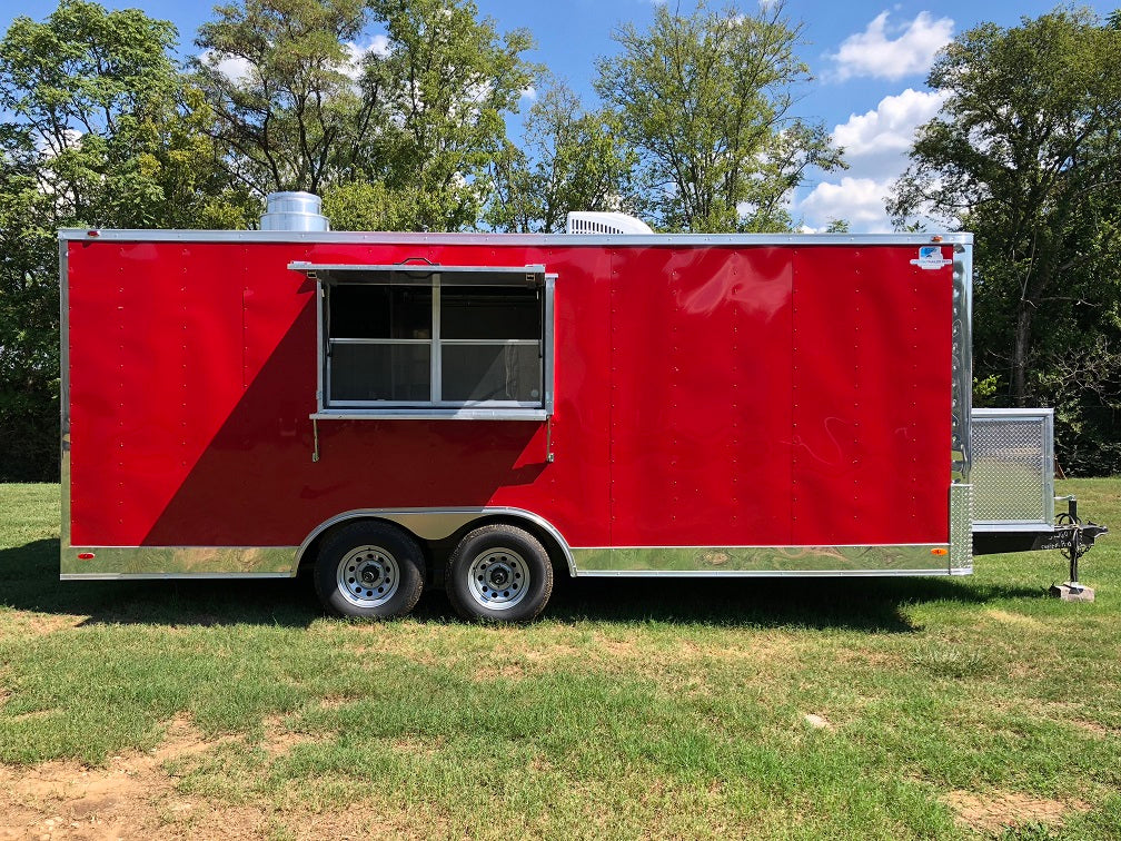 8.5x20 Equipped Food Trailer