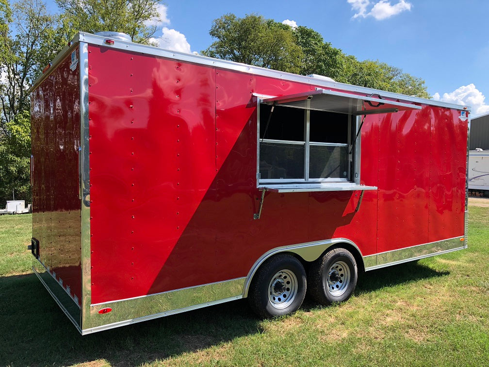 8.5x20 Equipped Food Trailer