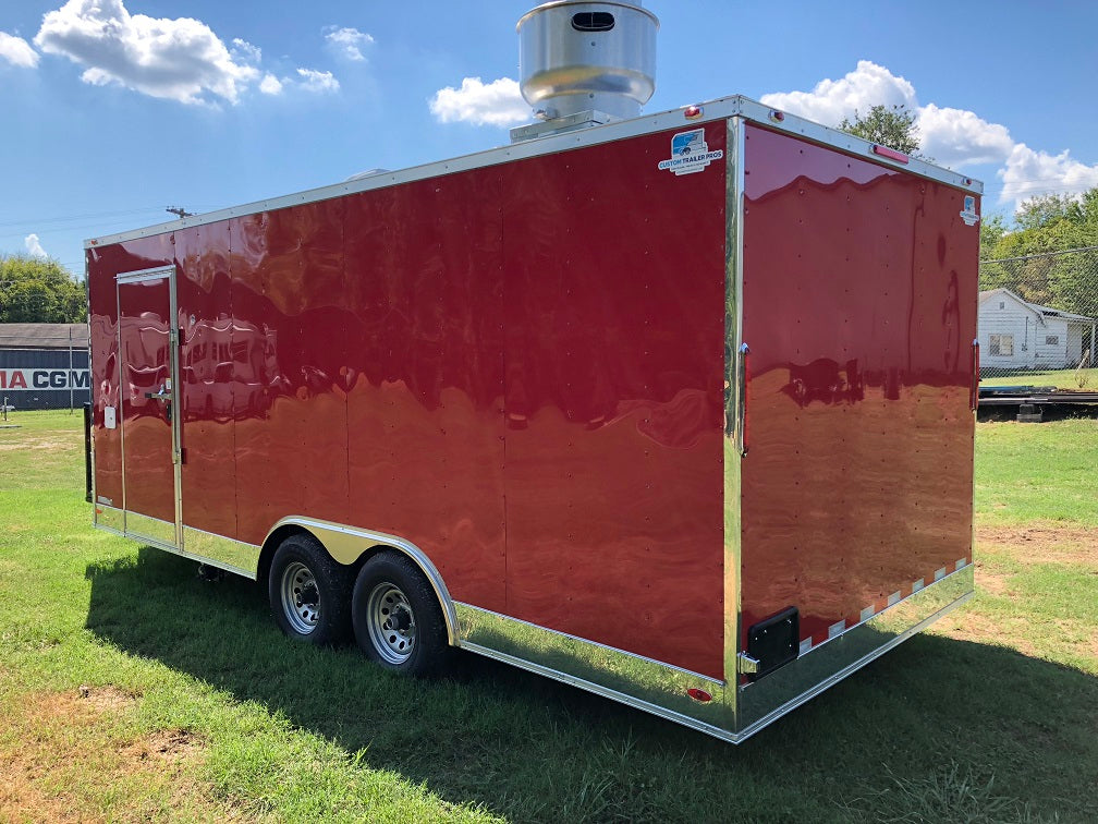 8.5x20 Equipped Food Trailer