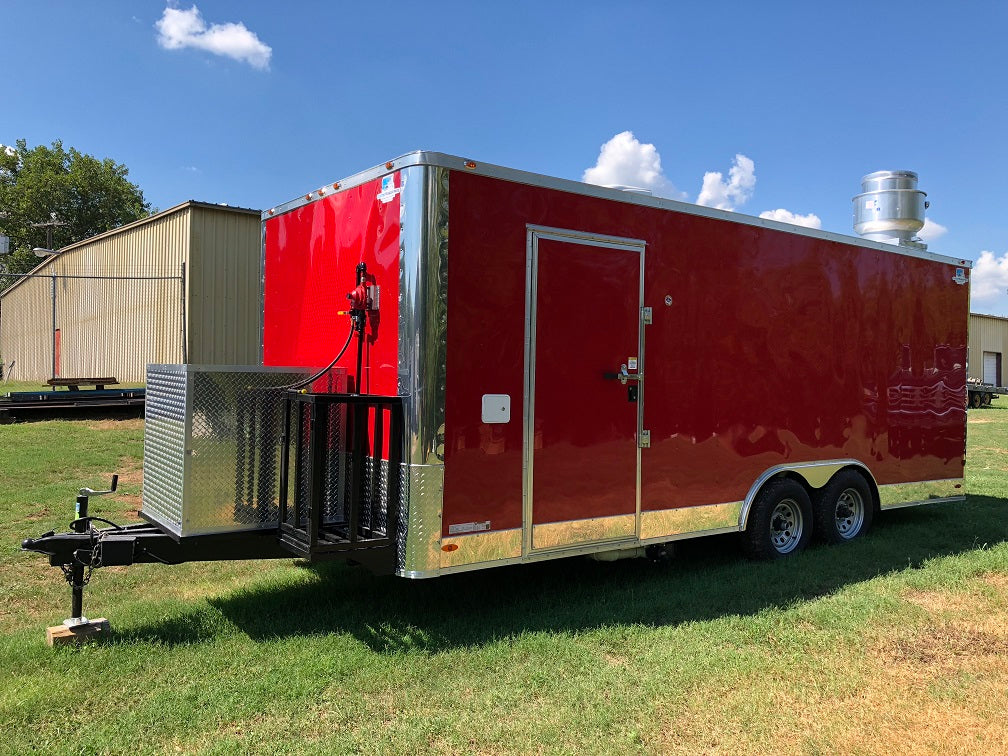 8.5x20 Equipped Food Trailer