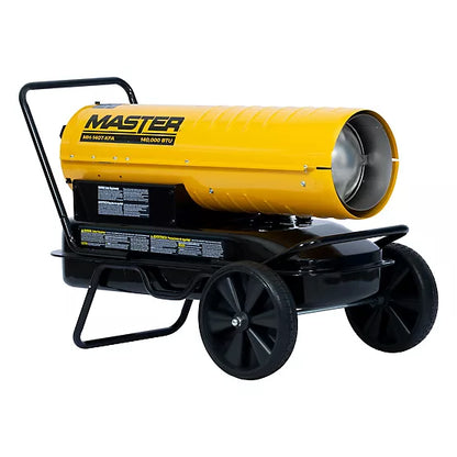 Master Kerosene/Diesel Forced-Air Heater, 3,500 sq. ft., 140,000 BTU