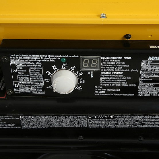 Master Kerosene/Diesel Forced-Air Heater, 3,500 sq. ft., 140,000 BTU