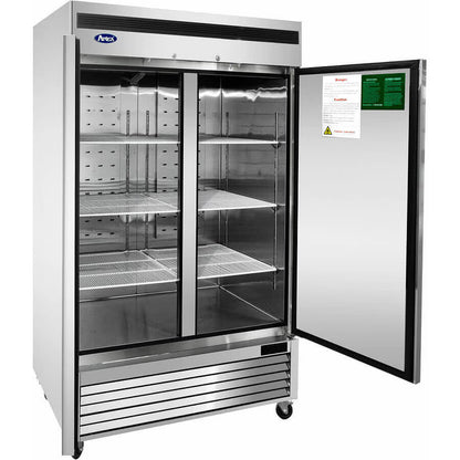 Atosa MBF8507GR, 54-2/5" 2 Solid Door Reach-in Refrigerator