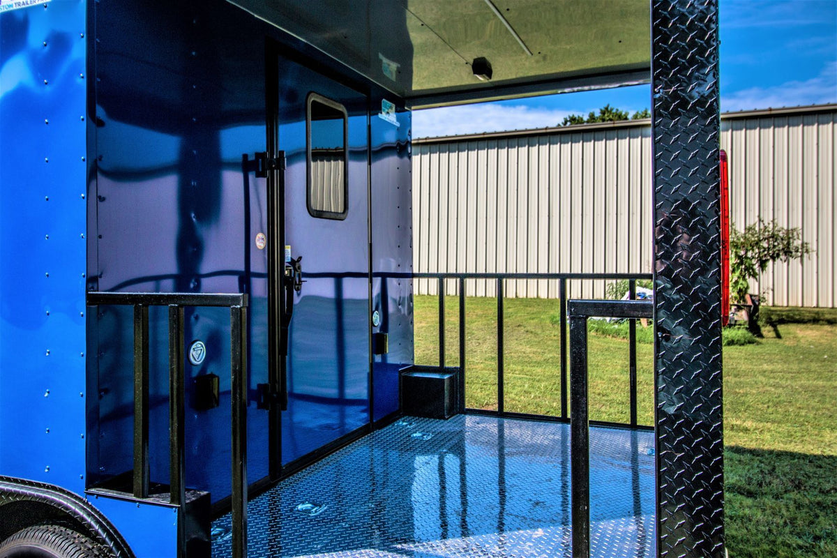 8.5x20 Blackout BBQ Trailer