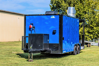 8.5x20 Blackout BBQ Trailer