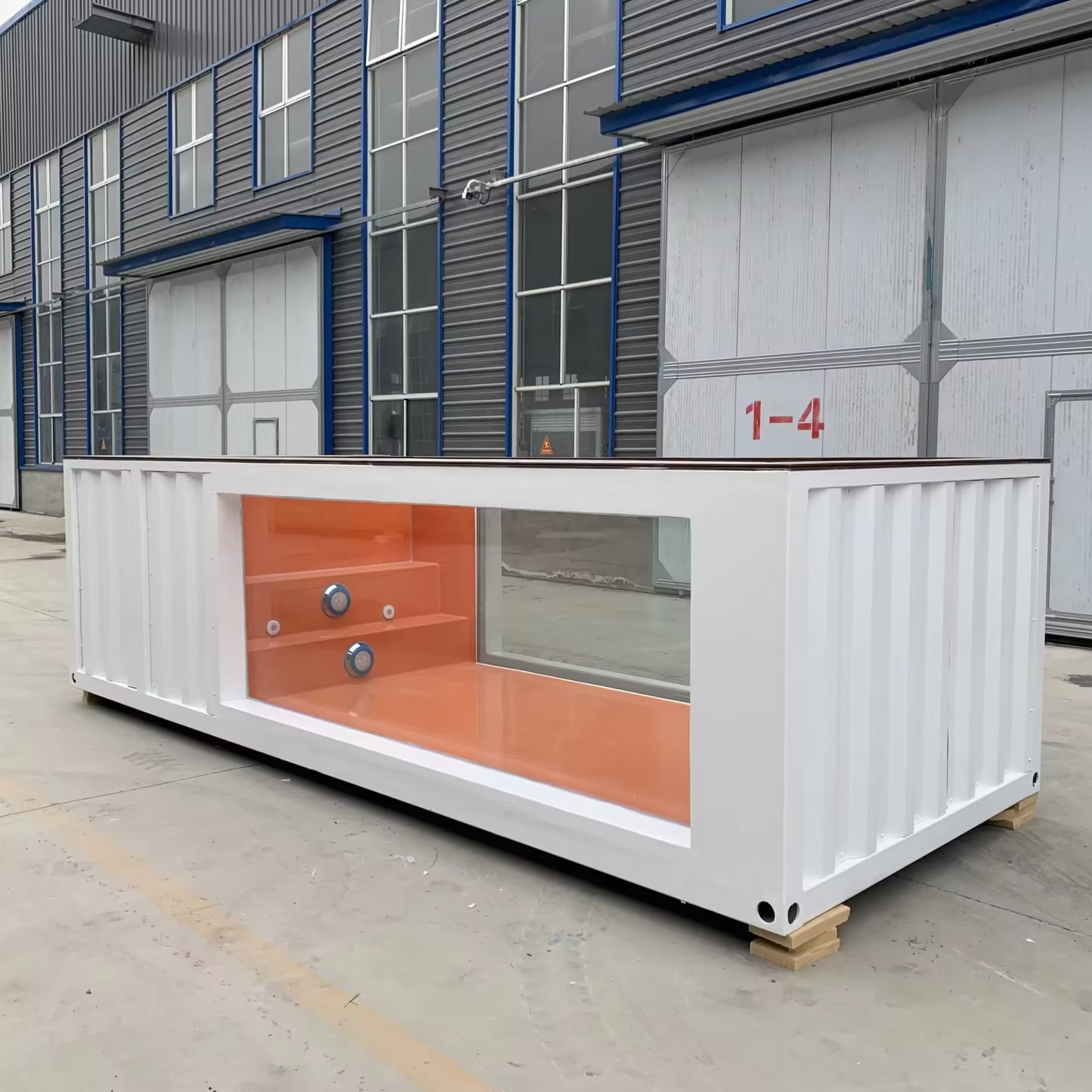 20ft Container Swimming Pool With Fiber Glass Window