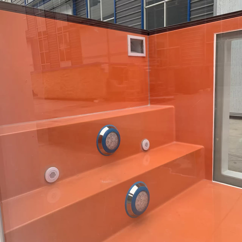 20ft Container Swimming Pool With Fiber Glass Window