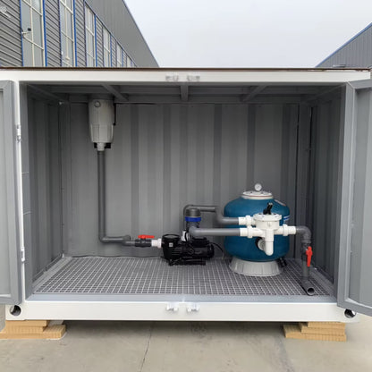 20ft Container Swimming Pool With Fiber Glass Window
