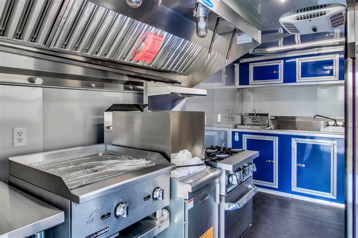 8.5x20 Blackout BBQ Trailer
