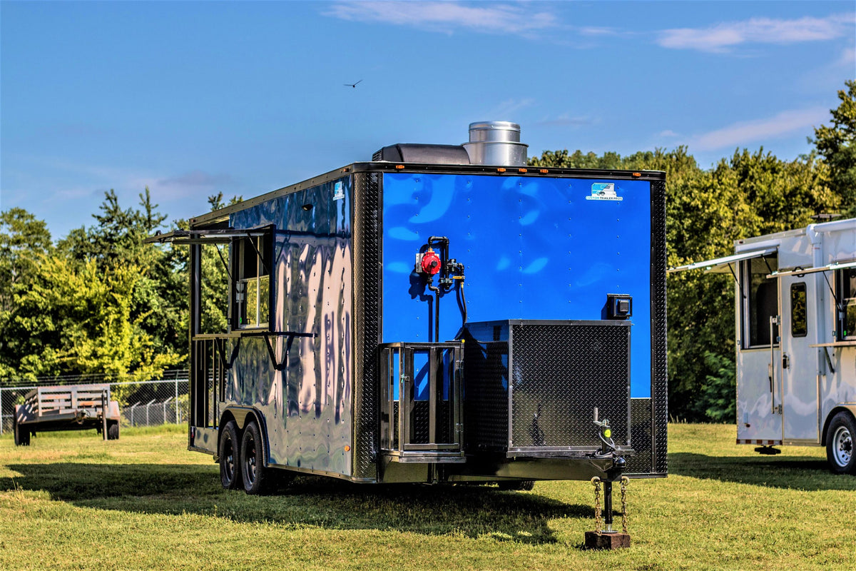 8.5x20 Blackout BBQ Trailer