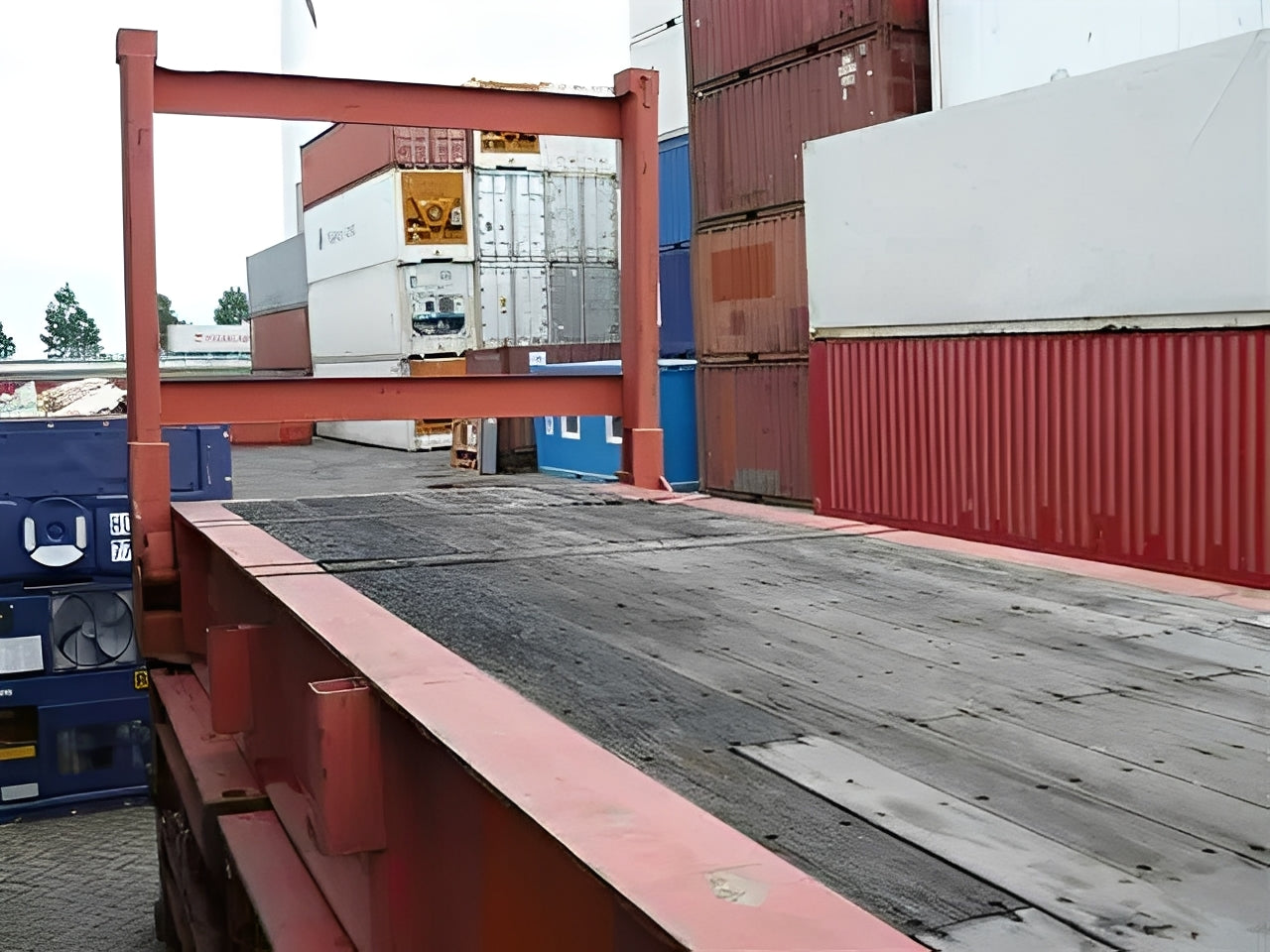 40Ft Used Collapsible Flat Rack Containers