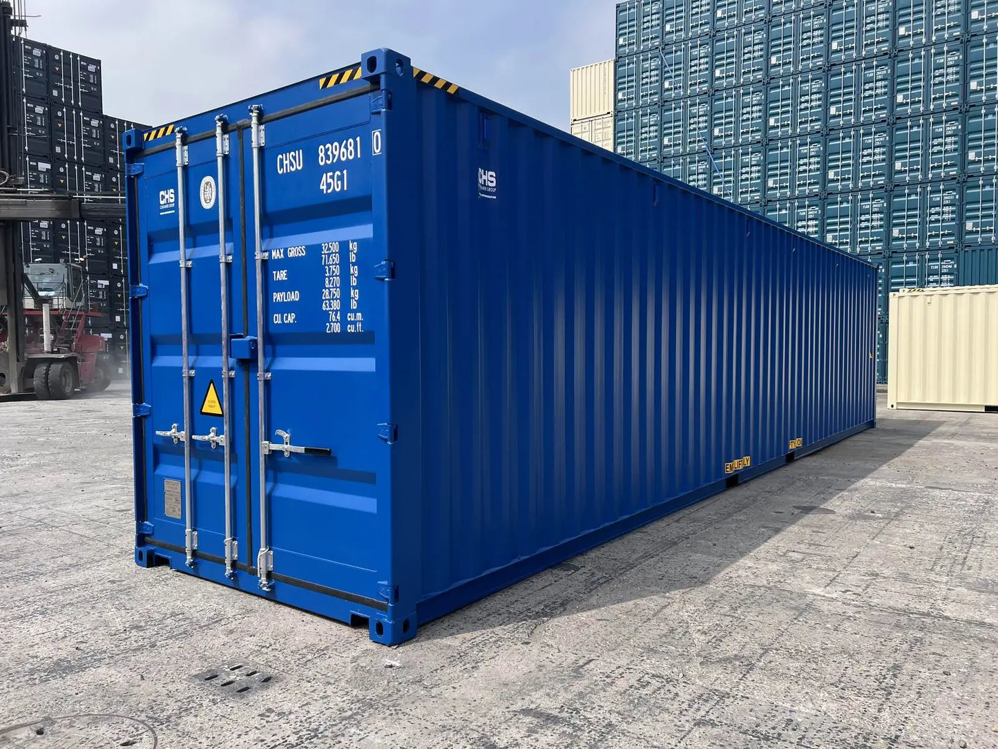 NEW 40-Foot High Cube Container – Extra Height, Durable