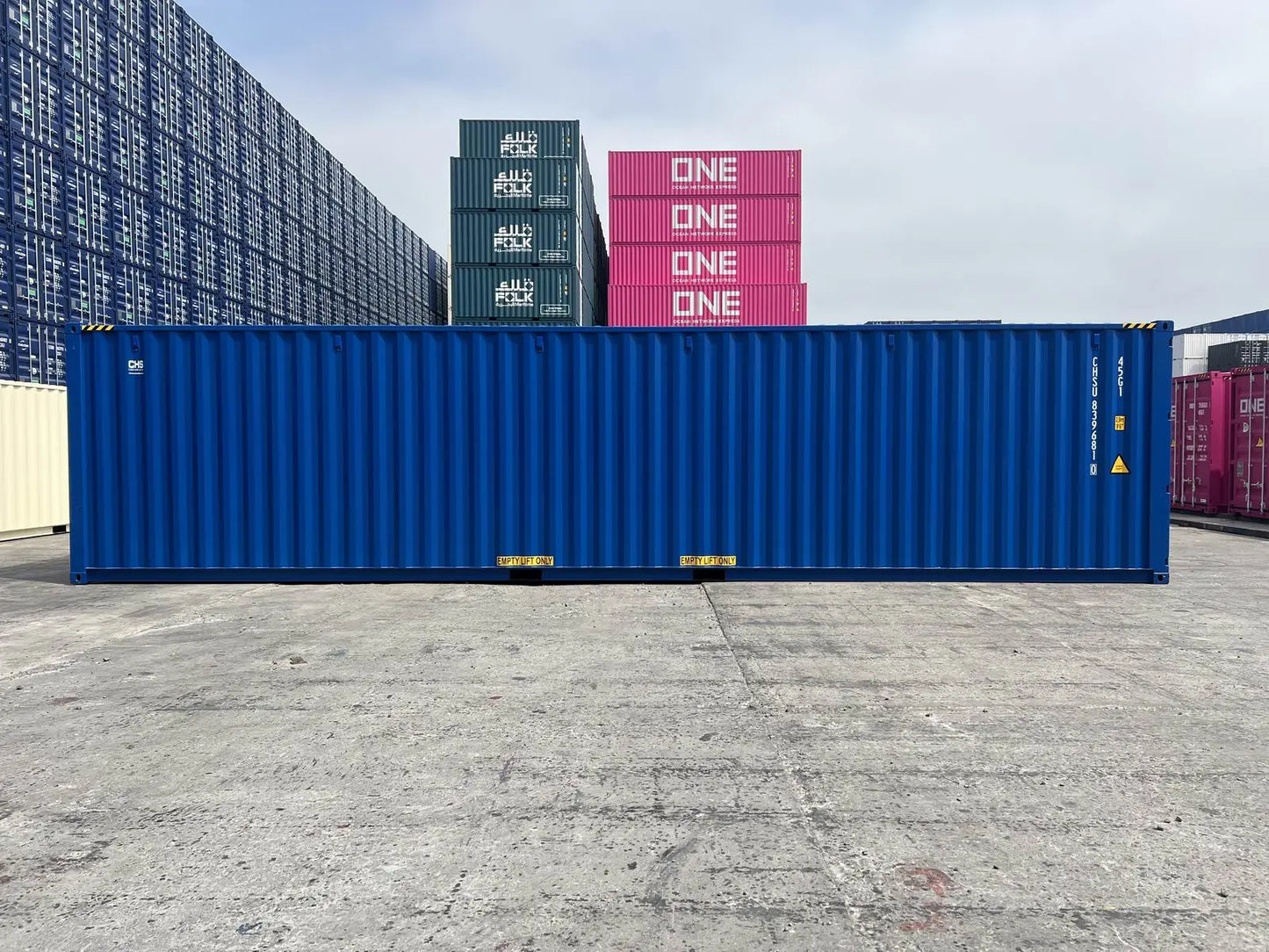 NEW 40-Foot High Cube Container – Extra Height, Durable