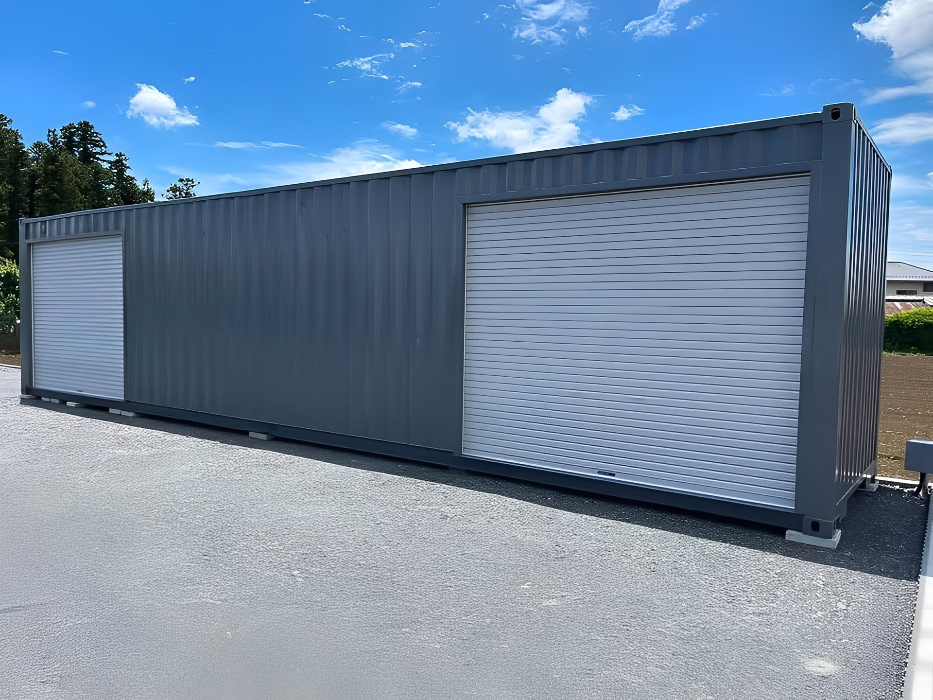 40ft Shipping Container with Two Roll-Up Doors