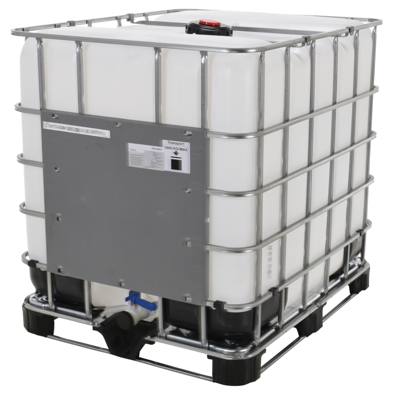 Vestil High Density Polyethylene Intermediate Bulk Container 275 Gallon Capacity White