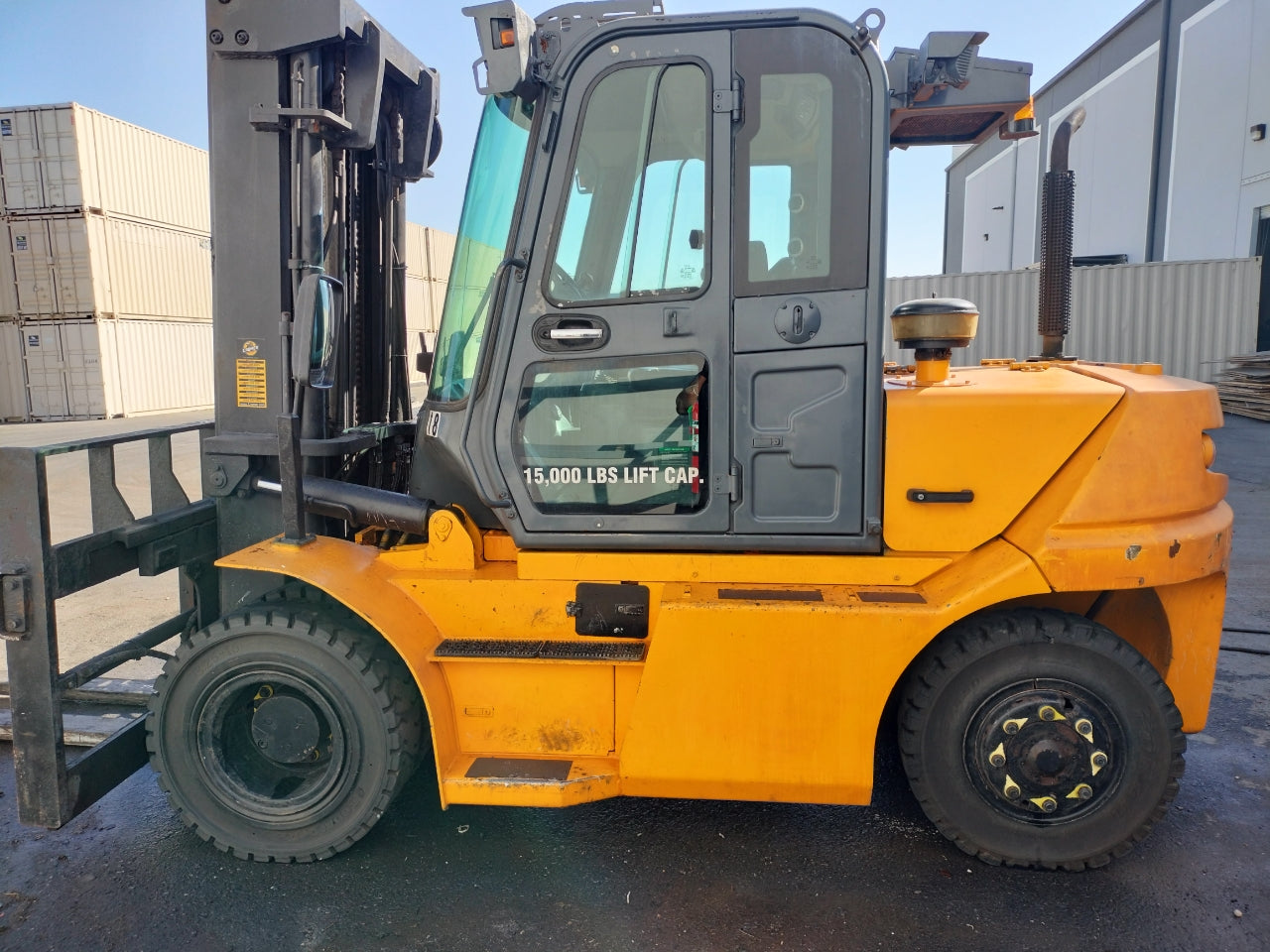 Used 2018 Hyundai 70D-9 Pneumatic Tire Forklift