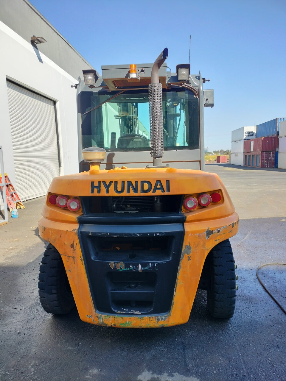 Used 2018 Hyundai 70D-9 Pneumatic Tire Forklift