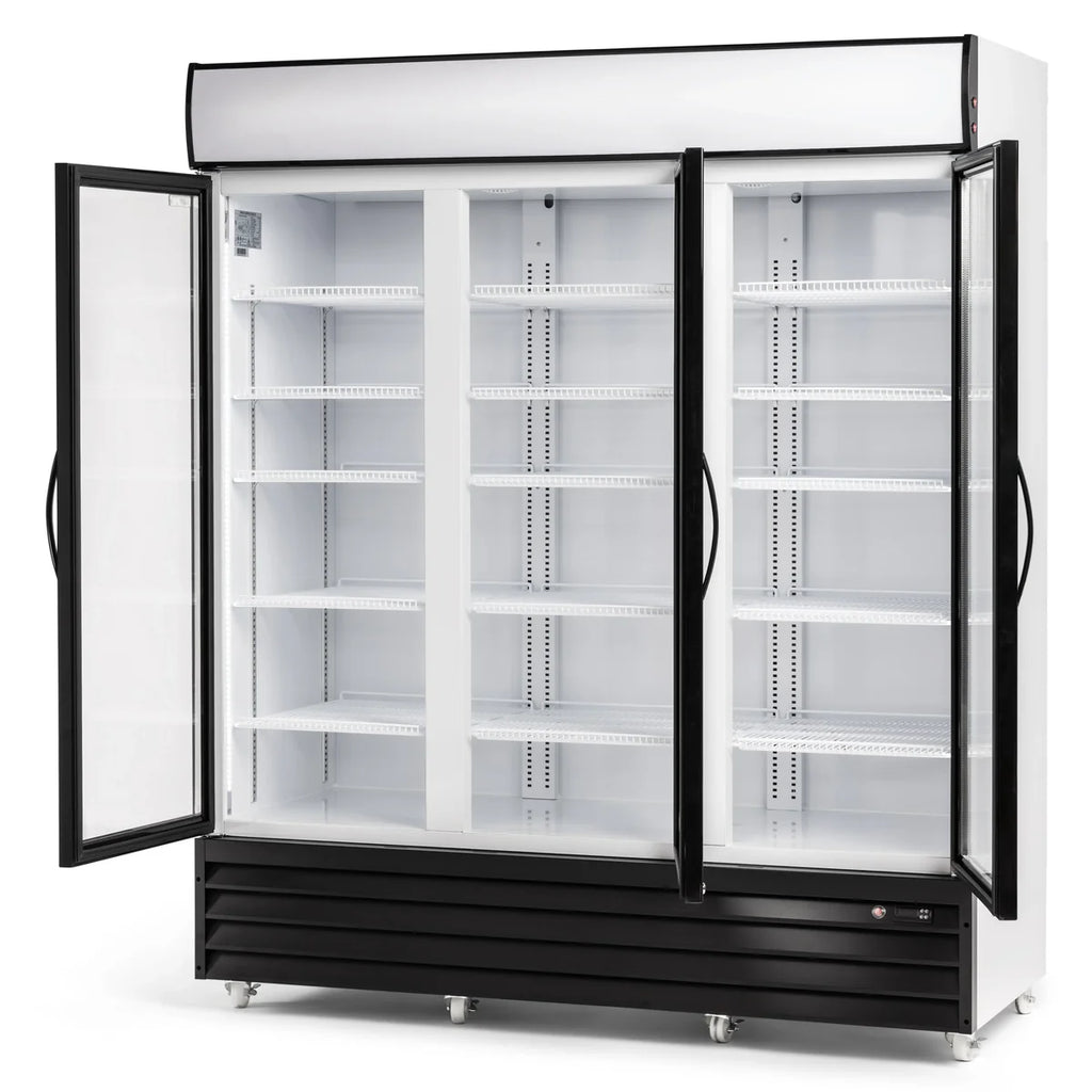 Procool High Efficiency 3-Door White Display Cooler