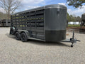 Circle W 6’x16′ Bumper Pull Livestock Trailer