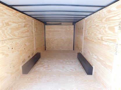 Fast Cargo 8.5×28 Enclosed Charcoal Gray Blackout Trailer