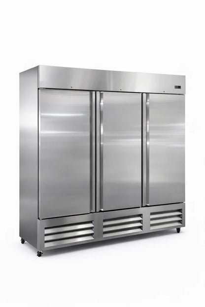 81'' wide Three Door Refrigerator 63 Cu.ft 3 Solid Door ETL Sanitation APPROVED