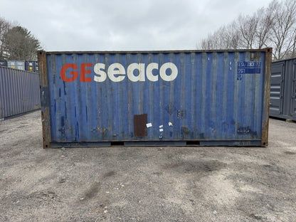 20′ x 8′ x 8.5′ Tall –Used Shipping / Storage Container-Wind and Watertight – BLUE