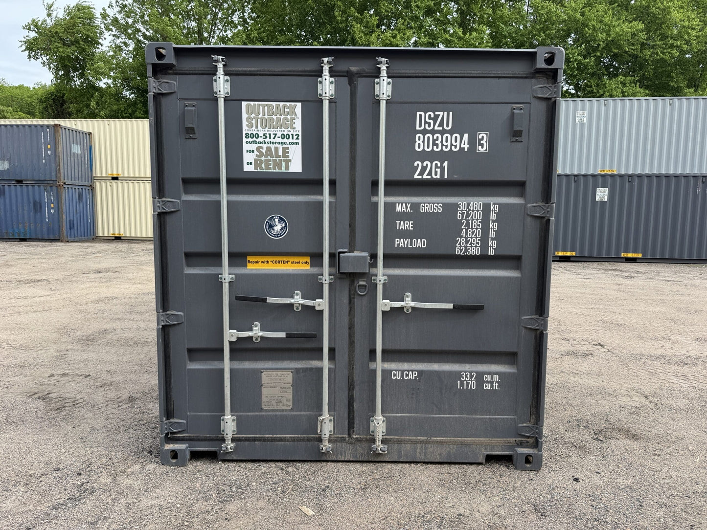 20′ x 8′ x 8.5′ Tall– New Shipping/Storage Container