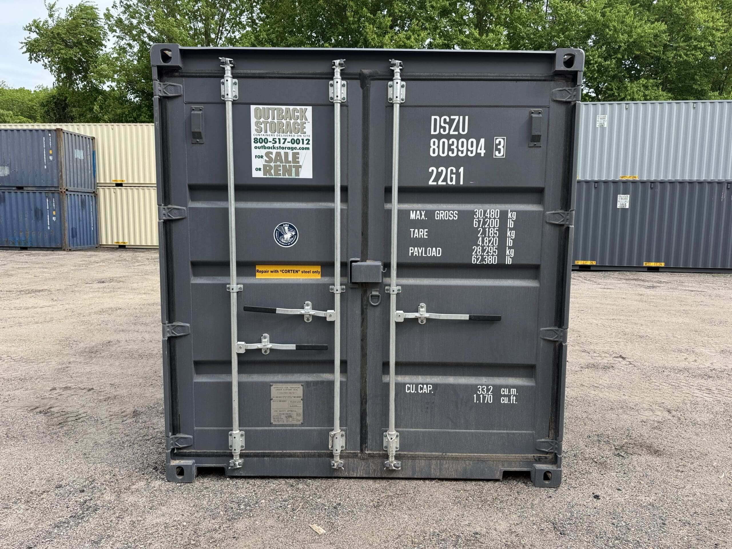 20′ x 8′ x 8.5′ Tall– New Shipping/Storage Container