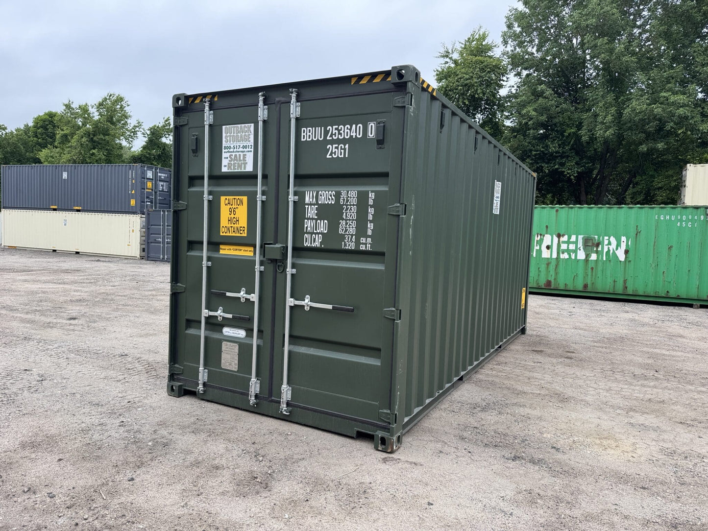 20′ x 8′ x 9.5′ Tall– New **HC** Shipping/Storage Container