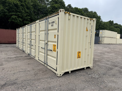40′ x 8′ x 9.5′ Tall -New *High Cube**FOUR SIDE DOOR OPENINGS** Shipping/Storage Container