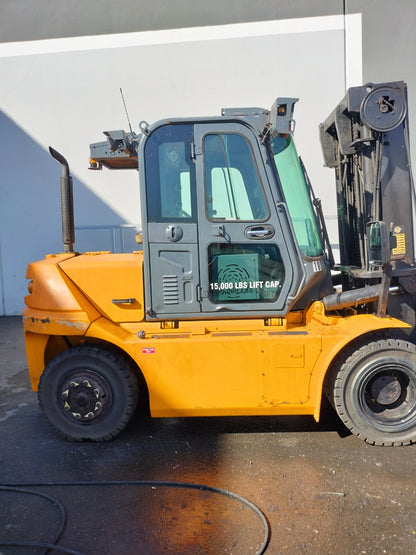 Used 2018 Hyundai 70D-9 Pneumatic Tire Forklift