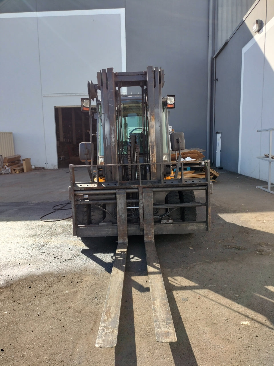 Used 2018 Hyundai 70D-9 Pneumatic Tire Forklift
