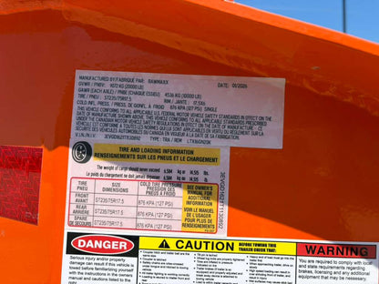 2026 16’x83″ Dump 20000 GVWR | Dump Trailer