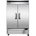 Atosa MBF8507GR, 54-2/5" 2 Solid Door Reach-in Refrigerator