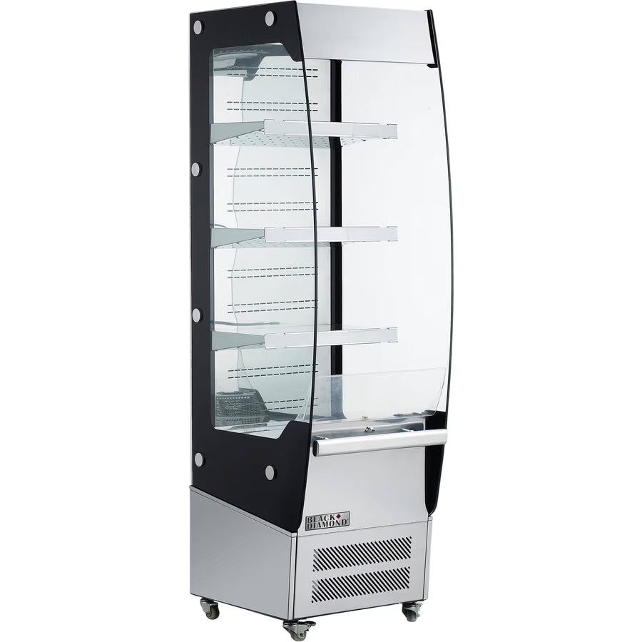 Black Diamond BDVACM-220, 19 1/2" Vertical Open Display Case Merchandiser